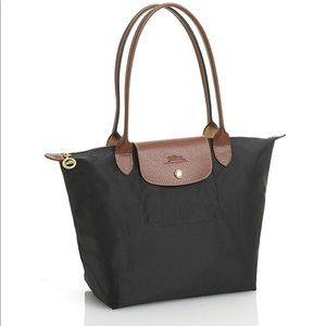 Longchamp Le Pliage medium black tote bag
